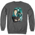 STAR TREK/JADZIA DAX - ADULT CREWNECK SWEATSHIRT - CHARCOAL
