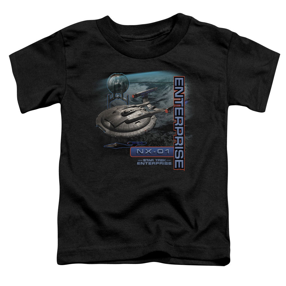STAR TREK/ENTERPRISE NX 01 - S/S TODDLER TEE - BLACK