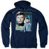 STAR TREK/DOCTOR MCCOY - ADULT PULLOVER HOODIE - NAVY