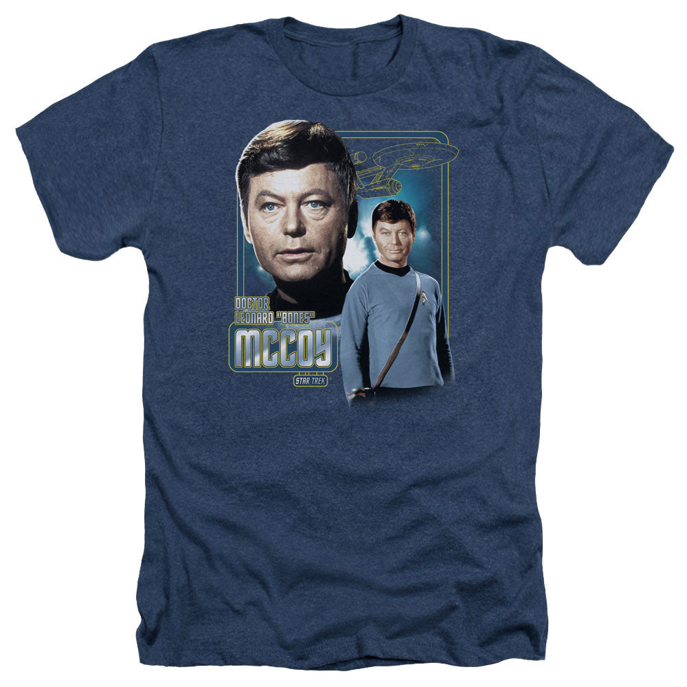 STAR TREK/DOCTOR MCCOY - ADULT HEATHER - NAVY