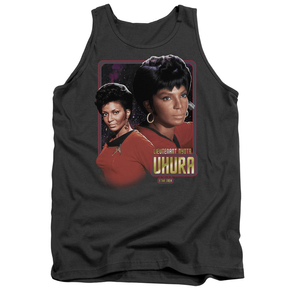 STAR TREK/LIEUTENANT UHURA - ADULT TANK - CHARCOAL