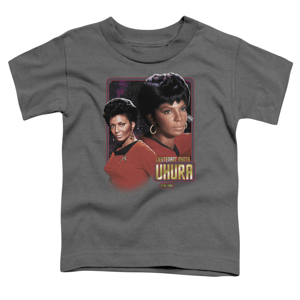 STAR TREK/LIEUTENANT UHURA - S/S TODDLER TEE - CHARCOAL