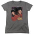 STAR TREK/LIEUTENANT UHURA - S/S WOMENS TEE - CHARCOAL