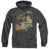 STAR TREK/ENSIGN CHEKOV - ADULT HEATHER HOODIE - BLACK