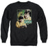 STAR TREK/ENSIGN CHEKOV - ADULT CREWNECK SWEATSHIRT - BLACK