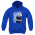 STAR TREK/TUVOK - YOUTH PULLOVER HOODIE - ROYAL BLUE