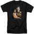 STAR TREK/CAPTAIN KIRK - S/S ADULT TALL 18/1 - BLACK