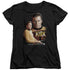 STAR TREK/CAPTAIN KIRK - S/S WOMENS TEE - BLACK