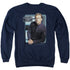 STAR TREK/TRIP TUCKER - ADULT CREWNECK SWEATSHIRT - NAVY