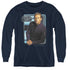 STAR TREK/TRIP TUCKER - YOUTH LONG SLEEVE TEE - NAVY