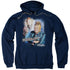 STAR TREK/NEELIX - ADULT PULLOVER HOODIE - NAVY