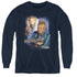 STAR TREK/NEELIX - YOUTH LONG SLEEVE TEE - NAVY