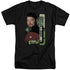 STAR TREK/RIKER - S/S ADULT TALL 18/1 - BLACK