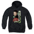 STAR TREK/RIKER - YOUTH PULLOVER HOODIE - BLACK
