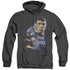 STAR TREK/SPOCK - ADULT HEATHER HOODIE - BLACK