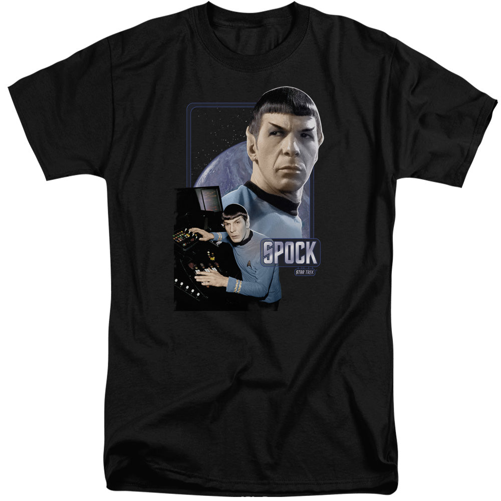 STAR TREK/SPOCK - S/S ADULT TALL 18/1 - BLACK