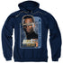 STAR TREK/GEORDI LAFORGE - ADULT PULLOVER HOODIE - NAVY