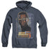 STAR TREK/GEORDI LAFORGE - ADULT HEATHER HOODIE - NAVY