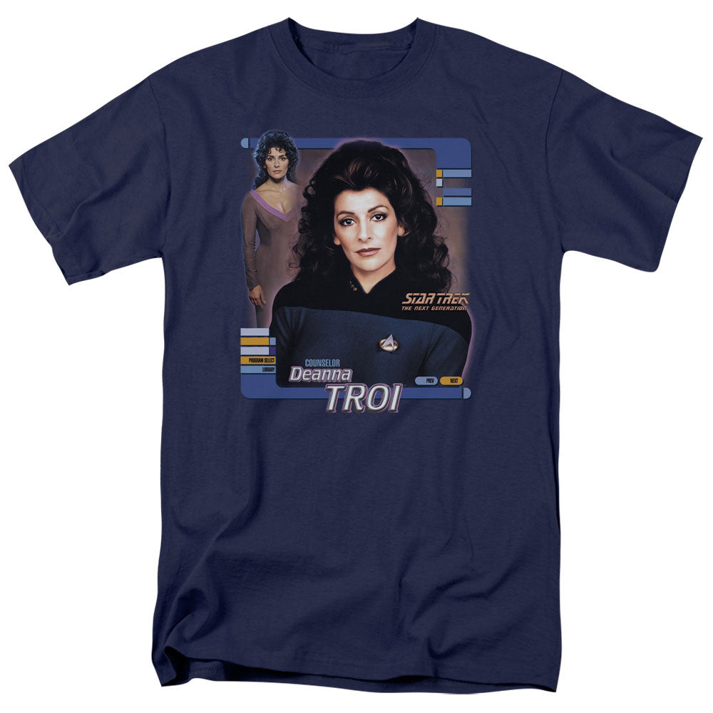 STAR TREK/DEANNA TROI - S/S ADULT 18/1 - NAVY