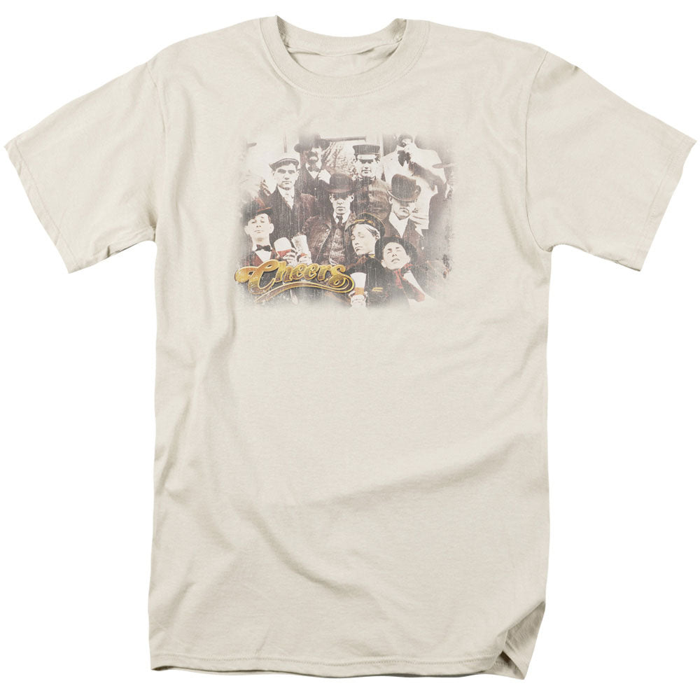 CHEERS/OPENING DISTRESSED - S/S ADULT 18/1 - CREAM