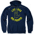 STAR TREK/LIVE LONG HAND - ADULT PULLOVER HOODIE - NAVY