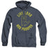 STAR TREK/LIVE LONG HAND - ADULT HEATHER HOODIE - NAVY