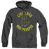 STAR TREK/LIVE LONG HAND - ADULT HEATHER HOODIE - BLACK