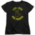 STAR TREK/LIVE LONG HAND - S/S WOMENS TEE - BLACK