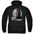 STAR TREK/TNG WORF - ADULT PULLOVER HOODIE - BLACK