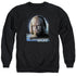 STAR TREK/TNG WORF - ADULT CREWNECK SWEATSHIRT - BLACK