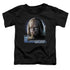 STAR TREK/TNG WORF - S/S TODDLER TEE - BLACK
