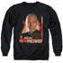 STAR TREK/CAPTAIN PICARD - ADULT CREWNECK SWEATSHIRT - BLACK