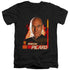 STAR TREK/CAPTAIN PICARD - S/S ADULT V-NECK 30/1 - BLACK