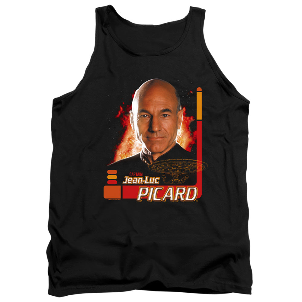 STAR TREK/CAPTAIN PICARD - ADULT TANK - BLACK