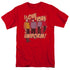 STAR TREK/MAN IN UNIFORM - S/S ADULT 18/1 - RED