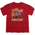 STAR TREK/MAN IN UNIFORM - S/S YOUTH 18/1 - RED