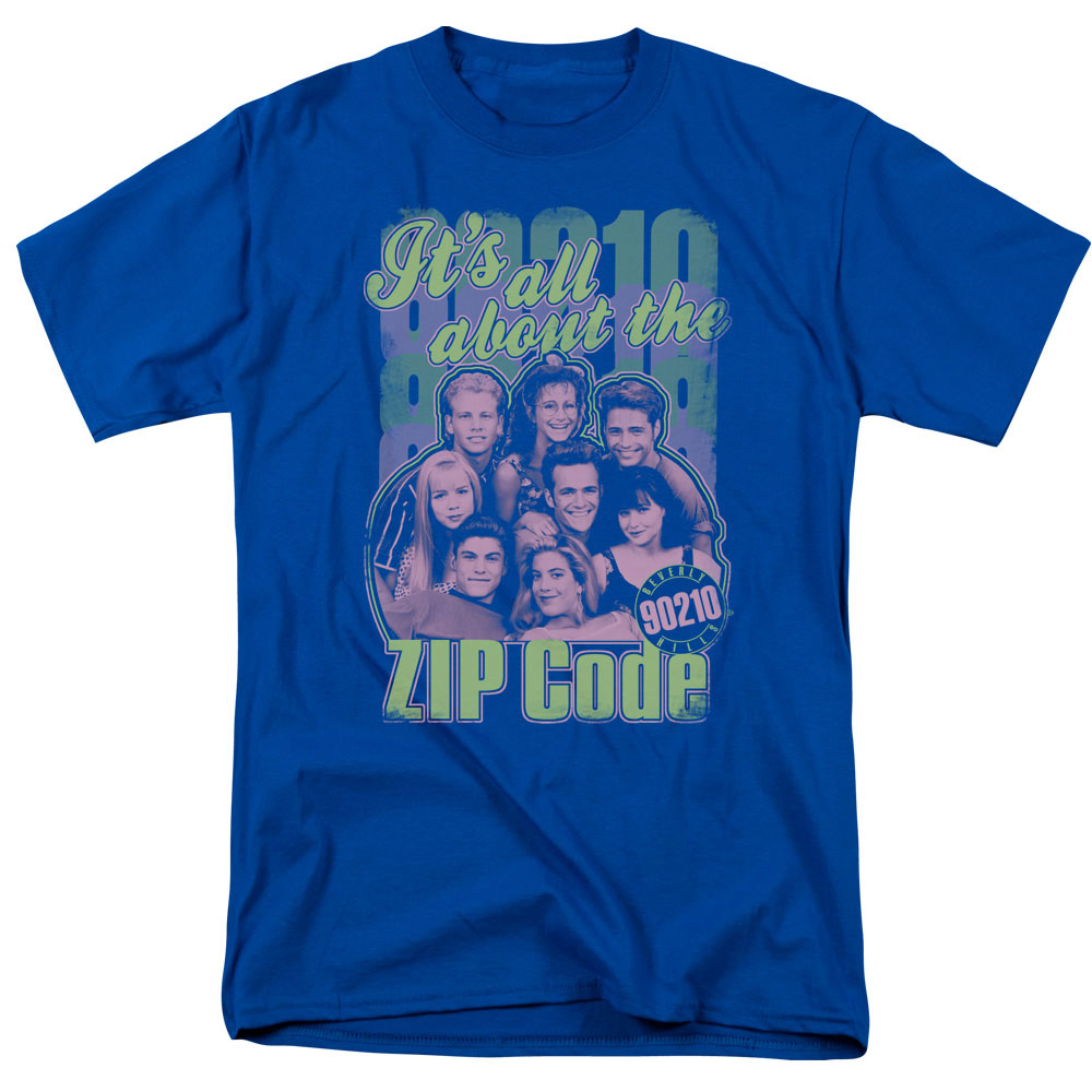 90210/ZIP CODE - S/S ADULT 18/1 - ROYAL BLUE