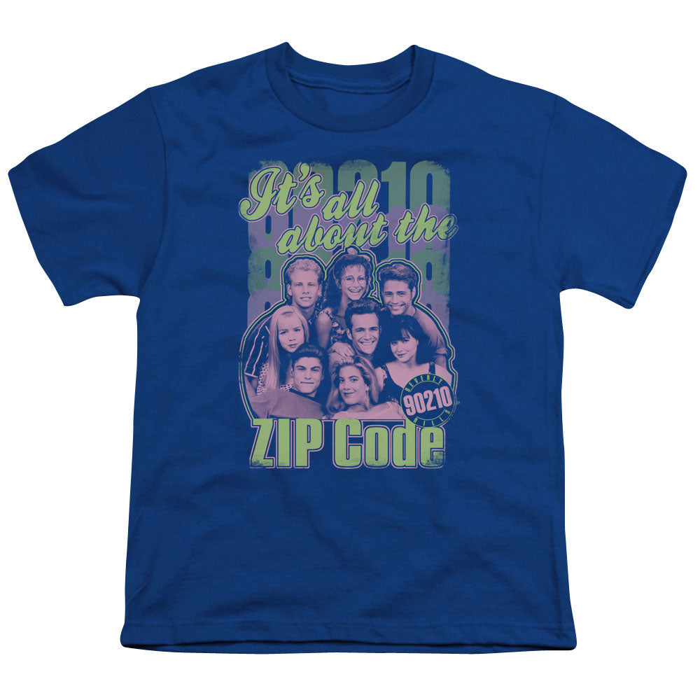 90210/ZIP CODE - S/S YOUTH 18/1 - ROYAL BLUE