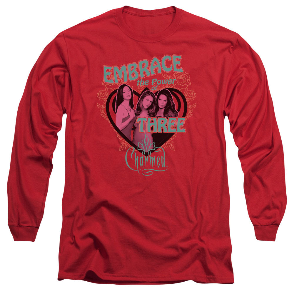 CHARMED/EMBRACE THE POWER - L/S ADULT 18/1 - RED