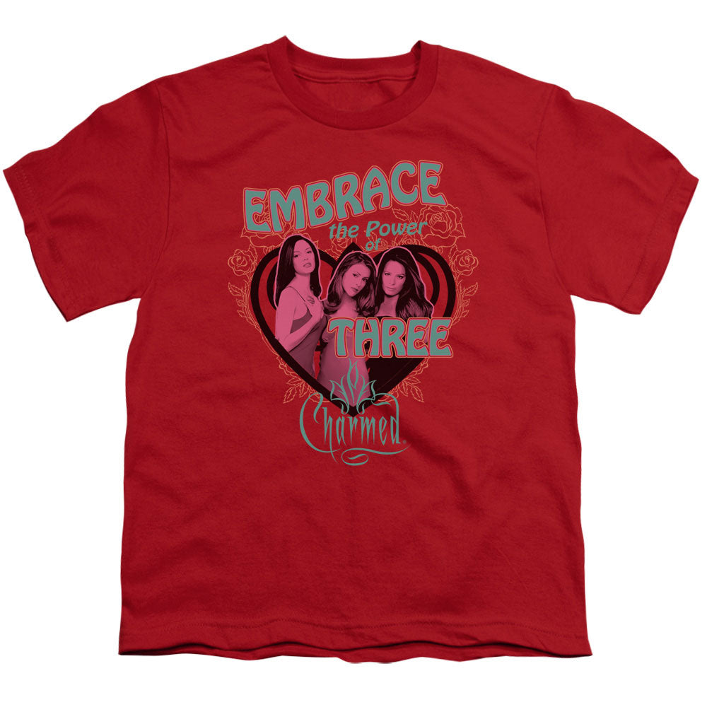 CHARMED/EMBRACE THE POWER - S/S YOUTH 18/1 - RED