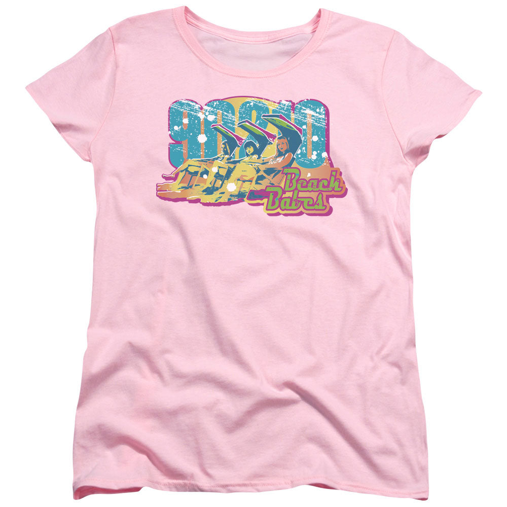 90210/BEACH BABES - S/S WOMENS TEE - PINK