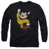 MIGHTY MOUSE/CLASSIC HERO - L/S ADULT 18/1 - BLACK
