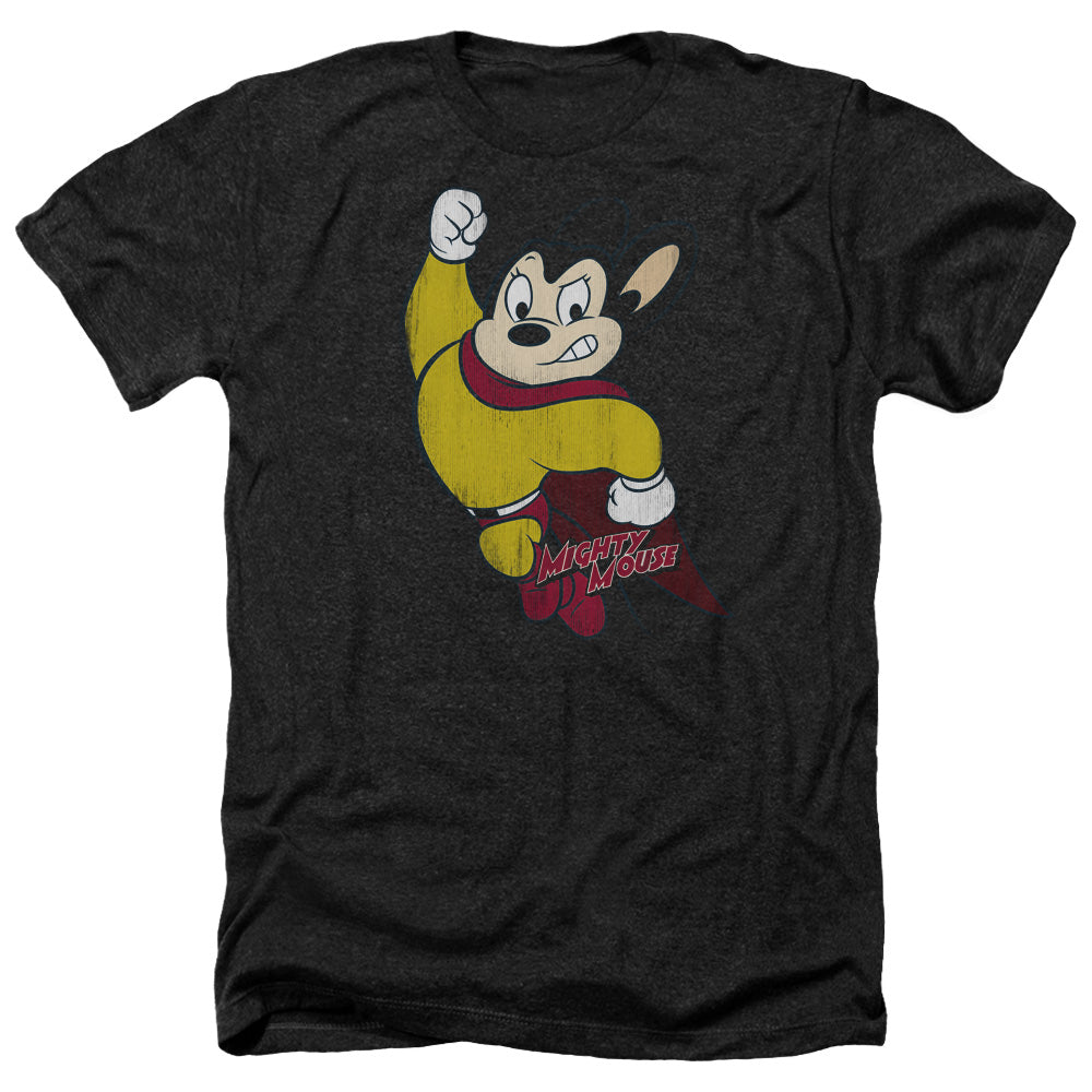 MIGHTY MOUSE/CLASSIC HERO - ADULT HEATHER - BLACK