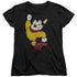 MIGHTY MOUSE/CLASSIC HERO - S/S WOMENS TEE - BLACK