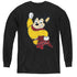 MIGHTY MOUSE/CLASSIC HERO - YOUTH LONG SLEEVE TEE - BLACK