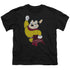 MIGHTY MOUSE/CLASSIC HERO - S/S YOUTH 18/1 - BLACK