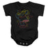 MIGHTY MOUSE/NEON HERO - INFANT SNAPSUIT - BLACK