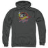 MIGHTY MOUSE/MIGHTY CIRCLE - ADULT PULLOVER HOODIE - CHARCOAL