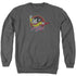 MIGHTY MOUSE/MIGHTY CIRCLE - ADULT CREWNECK SWEATSHIRT - CHARCOAL