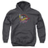 MIGHTY MOUSE/MIGHTY CIRCLE - YOUTH PULLOVER HOODIE - CHARCOAL